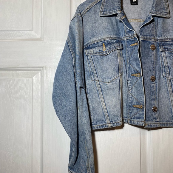 Current/Elliott Jackets & Coats Oversized Shortcut Jean Jacket